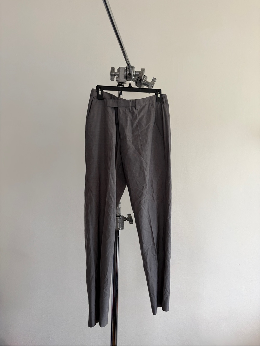 Hugo Boss Men's Charcoal Dress Trousers